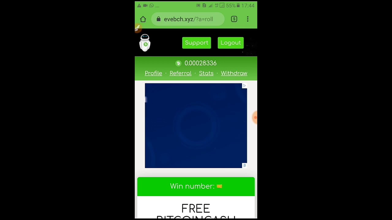 BARU...!!! Free Bitcoin Cash evebch xyz