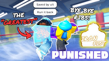 TROLLING a TOXIC PASSIVE "PRO" with IRON FIST STYLE! [Untitled Boxing Game]