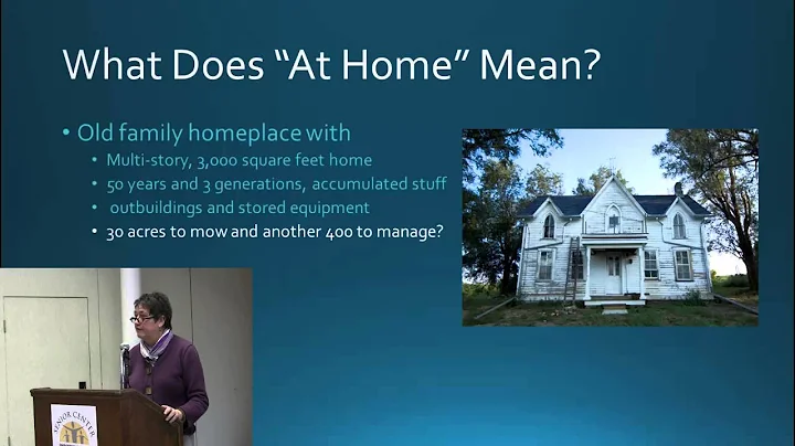 Doris Gelbman on Aging Gracefully at Home 1b - Wha...