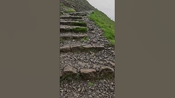 Hiking up Pen-y-Ghent as part of the Yorkshire Three Peaks challenge. Extended video available
