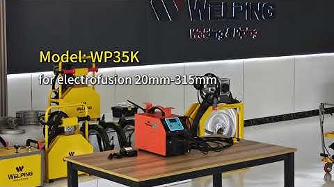 Electrofusion welding operation with WELPING WP35K