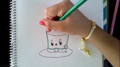 How to draw an ADORABLE Saint Patrick