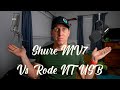 Shure MV7 Vs. Rode NT USB Best Mic for Voiceovers!!