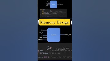 Memory Design #verilog #systemverilog #100daysofdv #chipdesign