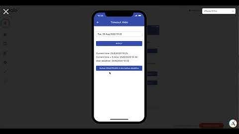 Adalo - showing and hiding buttons depending on time