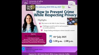 Tech Talk on Cyber Forensics
