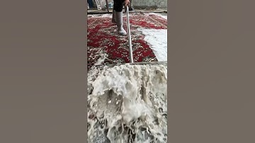 Foam scraping ASMR #asmr #carpetcleaning #satisfying #oddlysatisfying #top #oddly #highwaistshorts