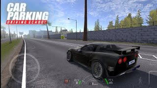 Chevrolet Corvette C6 - Car Parking Driving School! Driving Main City Driving Car - Car Games screenshot 4