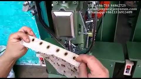 JY 98GHigh Efficiency Professional Automatic Eyelet Punching Machine