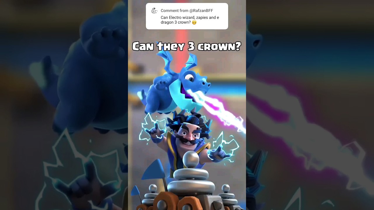 Can electro wizard, electro dragon and Zappies 3 crown? 