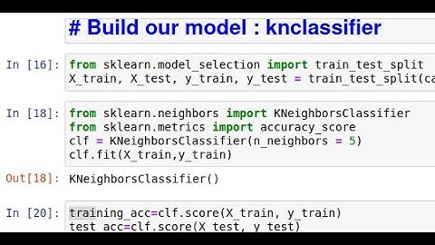 Machine Learning: KNeighborsClassifier (KNN) to predict breast cancer (Part I)