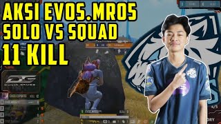 AKSI EVOS.MR05 SOLO SQUAD 11 KILL😨 TOURNAMENT IGC 2020‼️