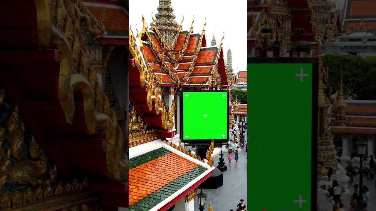 Palace Front Green Screen Billboard 4K