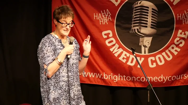 Alison Pike's first stand up gig with Brighton Com...
