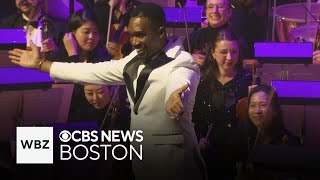 "Never Too Late": WBZ-TV meteorologist conducts Boston Pops