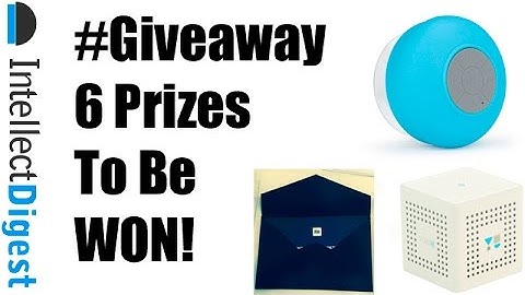 #Giveaway- 6 Prizes Including 3 F-Codes for Redmi Note 3 And 3 Bluetooth Speakers | Intellect Digest
