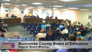 Board of Education: November 7, 2013 (Part 2/3)
