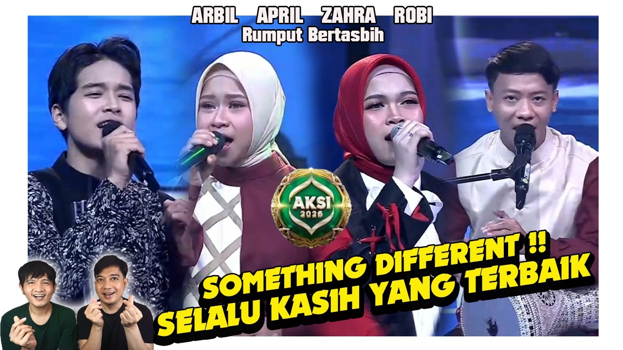 Something different ! Rumput bertasbih April, Arbil, Robi, & Zahra.