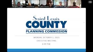 Planning Commission Executive Meeting October 2, 2023