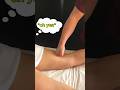 Deep tissue hamstring massage "ouch"✨