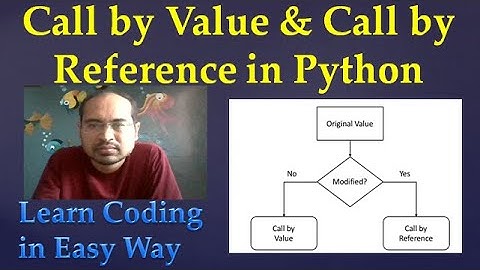 39. Call by Value & Call by Reference in Python