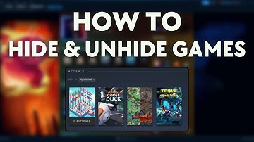 How to HIDE & UNHIDE Games on Steam | Quick Tutorial