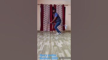 Harry potter Nimbus 2000 stick flight by Vishnu