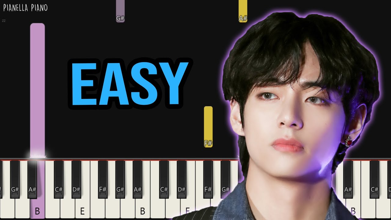 BTS V - Inner Child | EASY Piano Tutorial by Pianella Piano