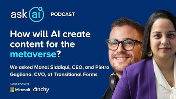 How will AI help create immersive content for the metaverse?