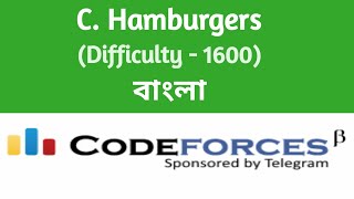 C. Hamburgers | Difficulty - 1600 | Codeforces Solution | C++