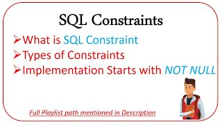 SQL Constraints | NOT NULL Constraints - Python Guru | Tech Expert