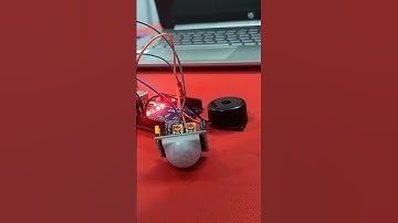 Anti theft alarm by using PIR sensor #youtubeshorts #youtube #arduino #roblox #reels #trending