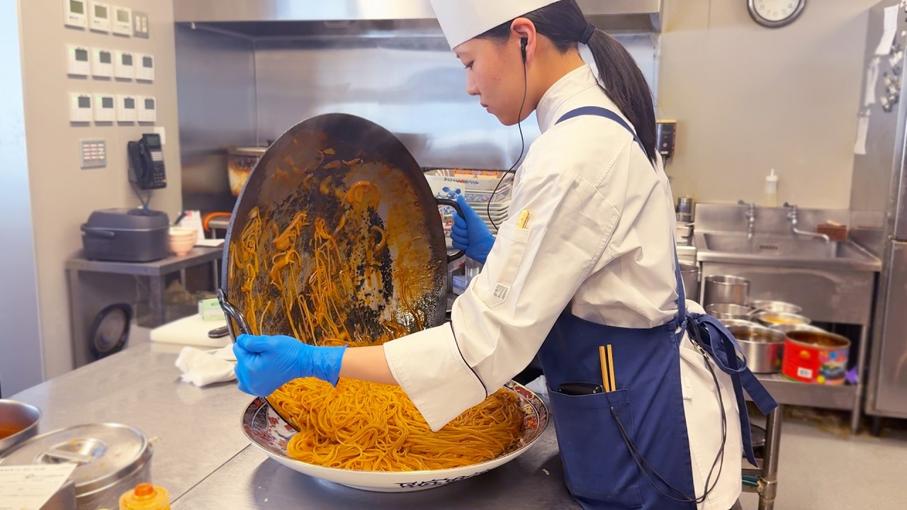 海老チリ味のスパゲティ（海老無し）　Shrimp Chili Spaghetti… Without the Shrimp