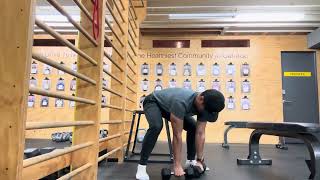 Dual DB Pendlay Row