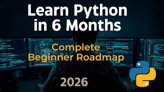 Learn Python in 6 Months – Complete Beginner Roadmap (2026)