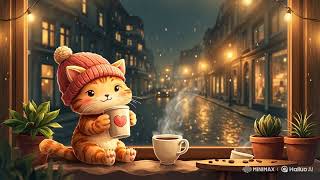 Midnight Rainy Café Lofi ☕ Chill Study Beats
