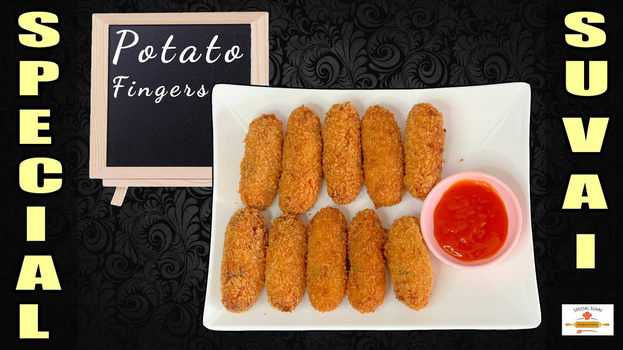 Potato Fingers How to make Potato fingers Easy Evening Snacks
