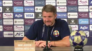 Buriram United coach Mark Jackson ‘extremely disappointed’ at 3-2 loss to Shabab Al Ahli