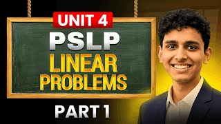 Linear Programming Problems | Probability, Statistics and Linear Programming (PSLP) | Part 4.1