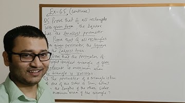 Ex-6.7 part ii Solutions•Word Problems• Maxima & Minima•Ch-6 AOD ML Aggarwal CBSE 12th Applied Maths