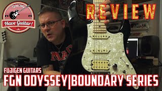 Odyssey Boundary Series by FGN Guitars|Review|Sound demos