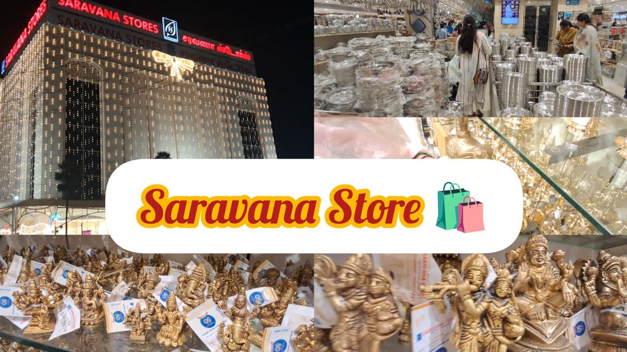 Saravana store and pothys shopping 🛍 