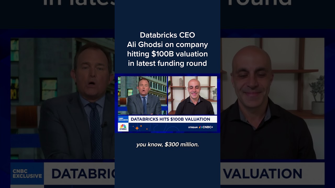 Databricks CEO Ali Ghodsi on company hitting $100B valuation in latest  funding round - YouTube