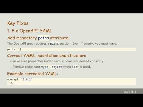 Fixing openapi-generator-maven-plugin Errors: Proper YAML and Config for Spring Boot 3.4.1