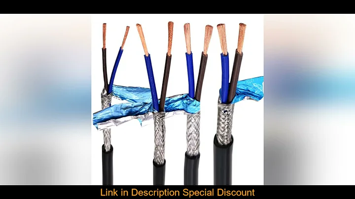 10m shielded wire RVVP2 3 4 5 6 7 8 10 12 14 16 20 24 core control signal line 22AWG0.3 0.5 0.75mm P