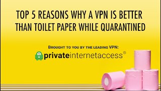 Top 5 reasons why a VPN is better than toilet paper while quarantined image