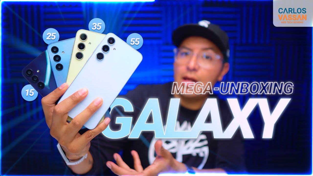 Galaxy A55 + A35 + A25 + A15 | MEGA UNBOXING