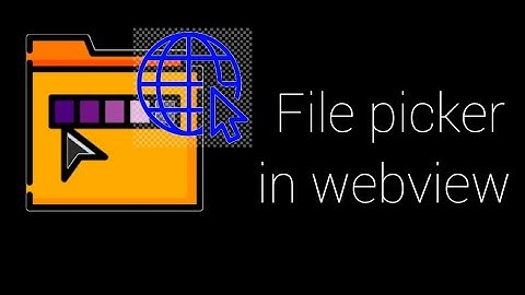 Pick Files in webview Using sketchware pro project