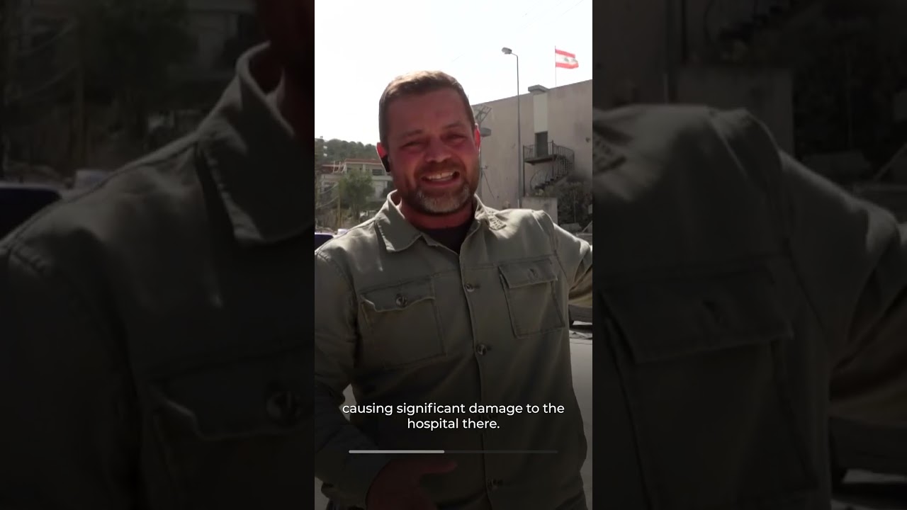 المستشفى الوحيد العامل في جنوب لبنان تضرر جراء الغارات الإسرائيلية