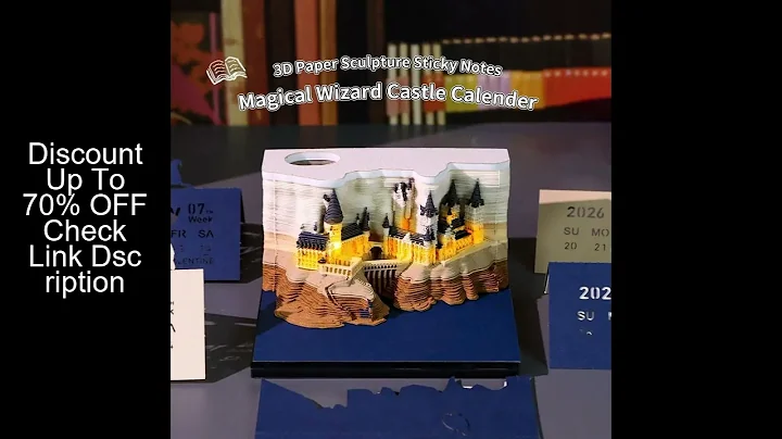 2026 Treehouse 3D Desktop Calendar Sticky Notes Creative Crafts Souvenirs Paper Carvings Memo Pad Ne